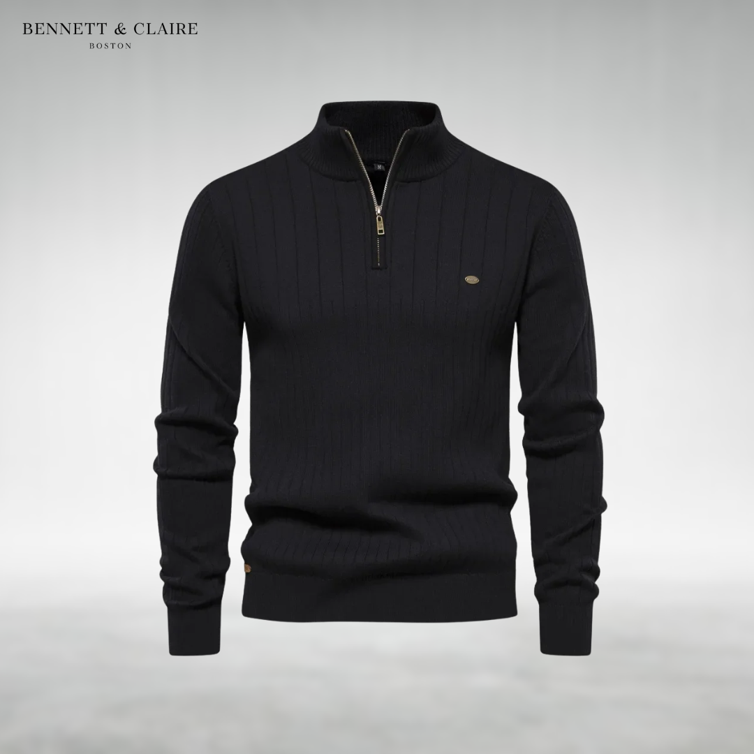 Colin™ | Half-Zip Knit Sweater