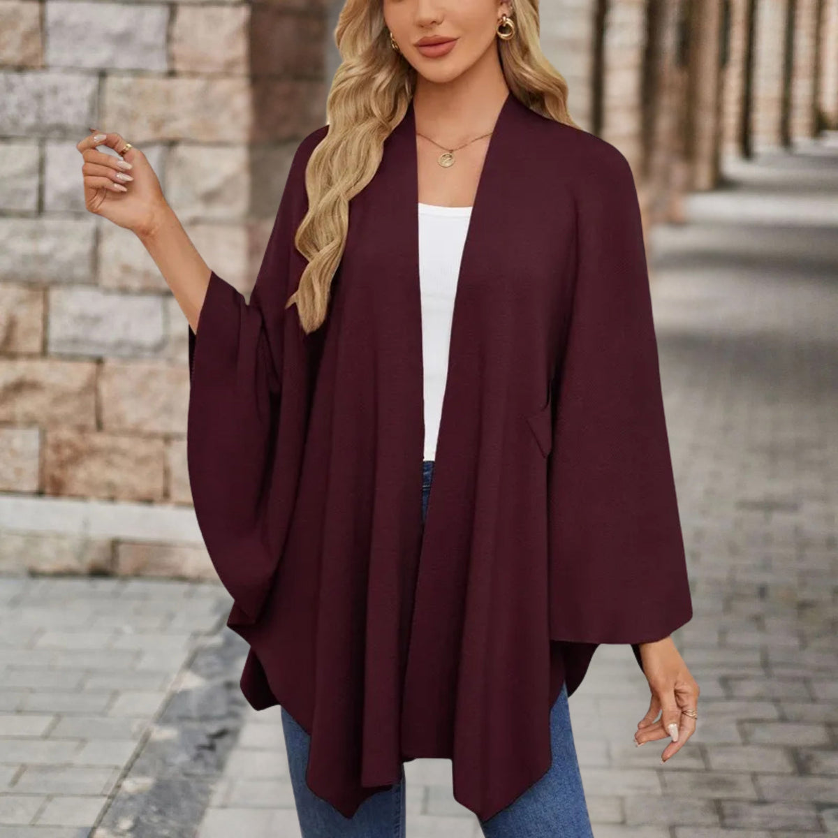 Gloria™ | Wrap Knot Poncho