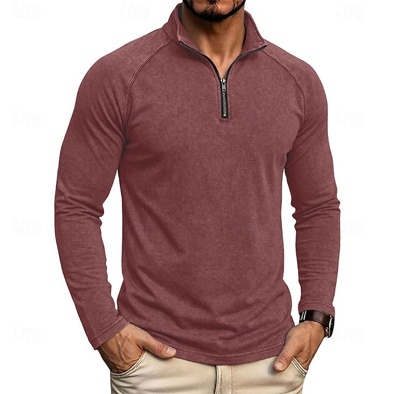 Nicholas™ | Relaxed Zip-Neck Top
