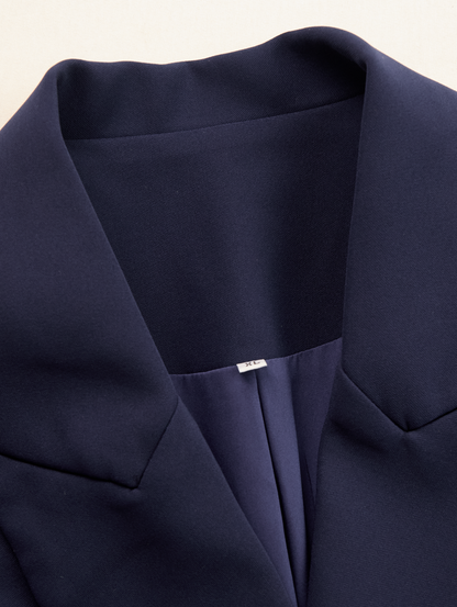 Victoria™ | Elegant Tailored Blazer Midi Dress