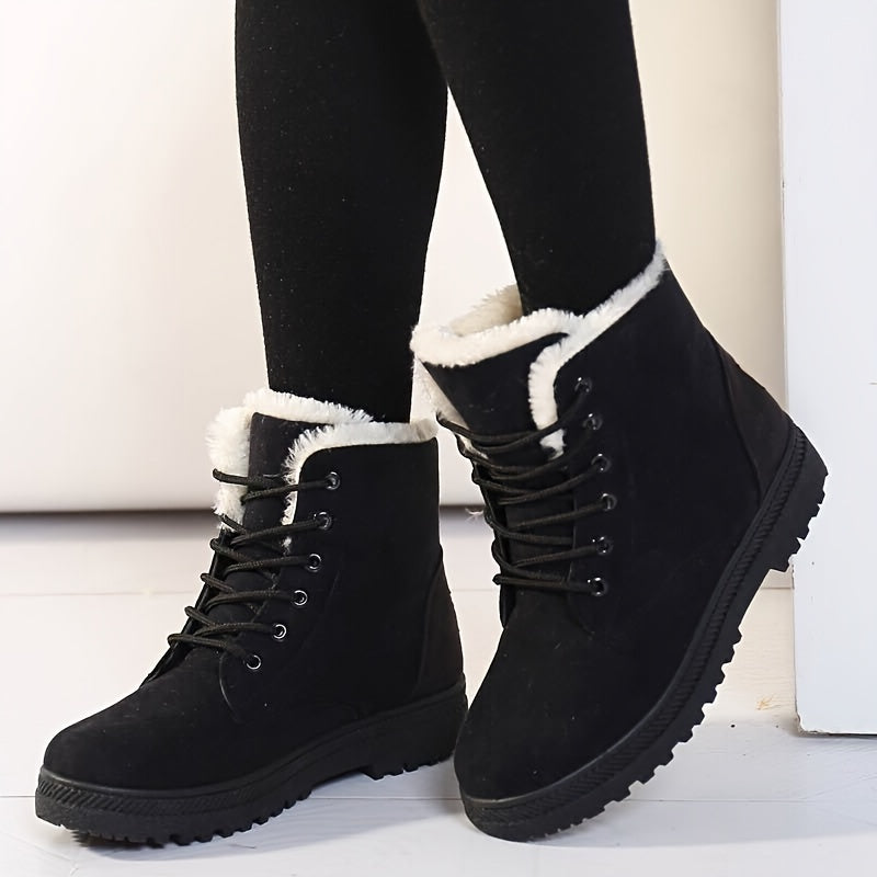 Elsa™ | Cozy Lace-Up Ankle Boots