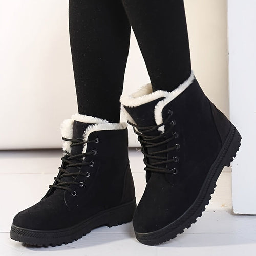 Elsa™ | Cozy Lace-Up Ankle Boots