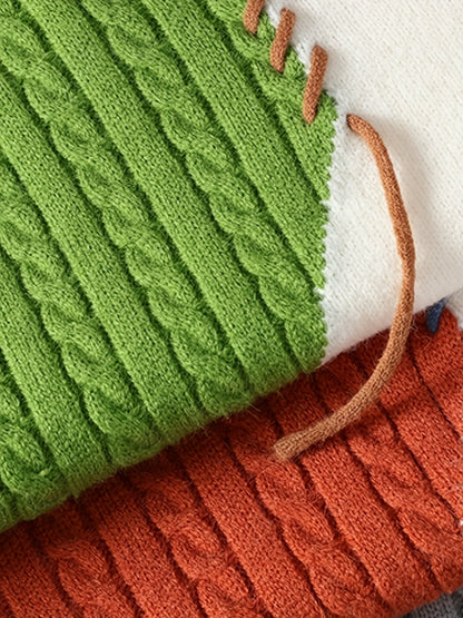 Tristan™ | Color-Block Knit Sweater
