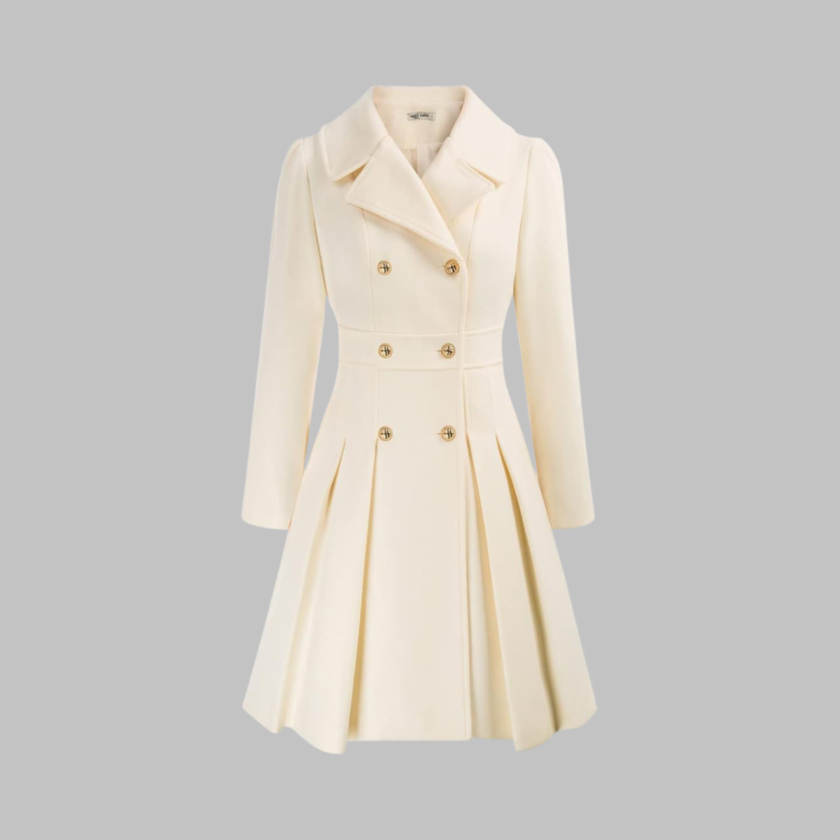 Dami™ | Classy Double Button Long Coat