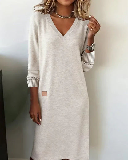 Clem | The V-Neck Midi Dress