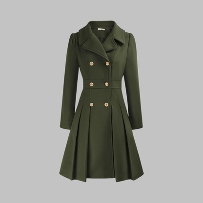 Dami™ | Classy Double Button Long Coat