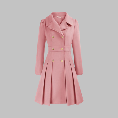 Dami™ | Classy Double Button Long Coat
