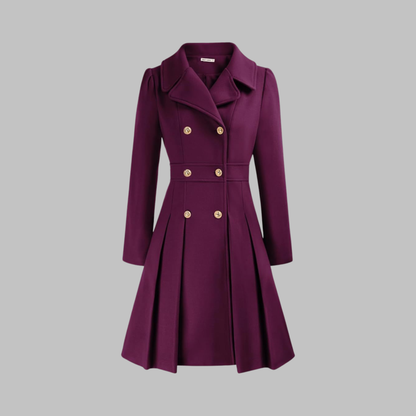 Dami™ | Classy Double Button Long Coat