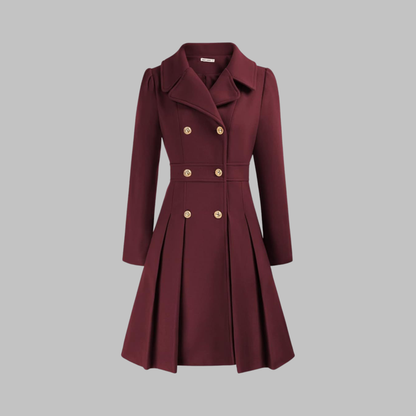 Dami™ | Classy Double Button Long Coat