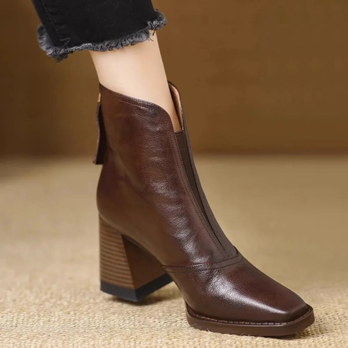 Mellena Elegant Side-Zip Ankle Boots
