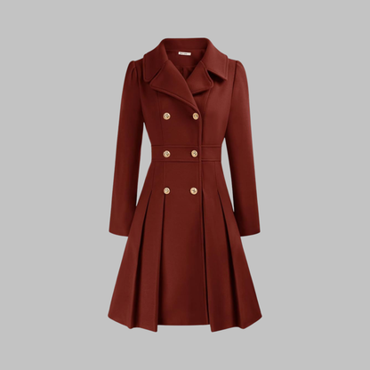 Dami™ | Classy Double Button Long Coat
