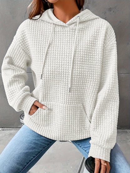Rosaline™ | Textured Relaxed Hoodie