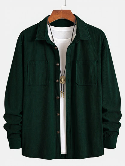 Bryce | Ribbed Textured Overshirt