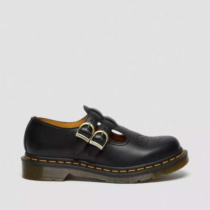 Georgia | Double Buckle Leather Mary Jane Flats