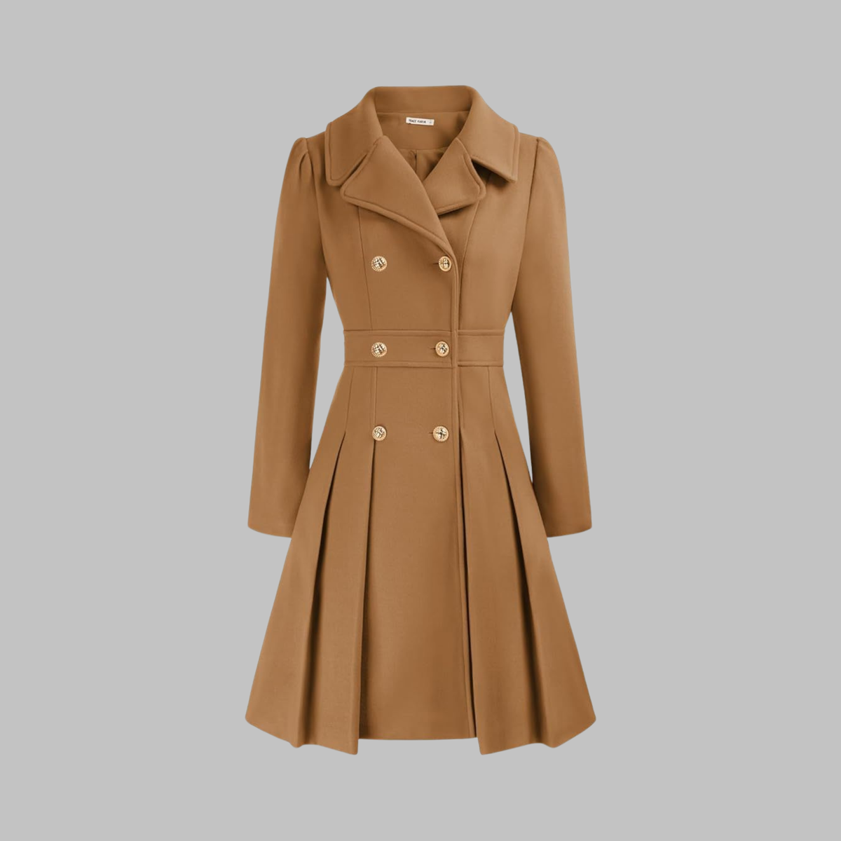 Dami™ | Classy Double Button Long Coat