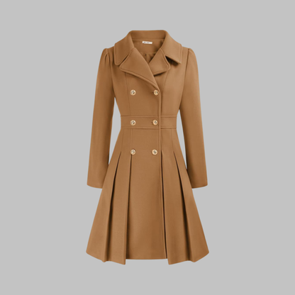 Dami™ | Classy Double Button Long Coat