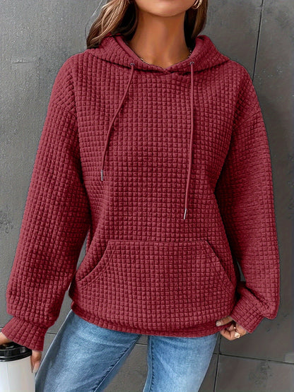 Rosaline™ | Textured Relaxed Hoodie