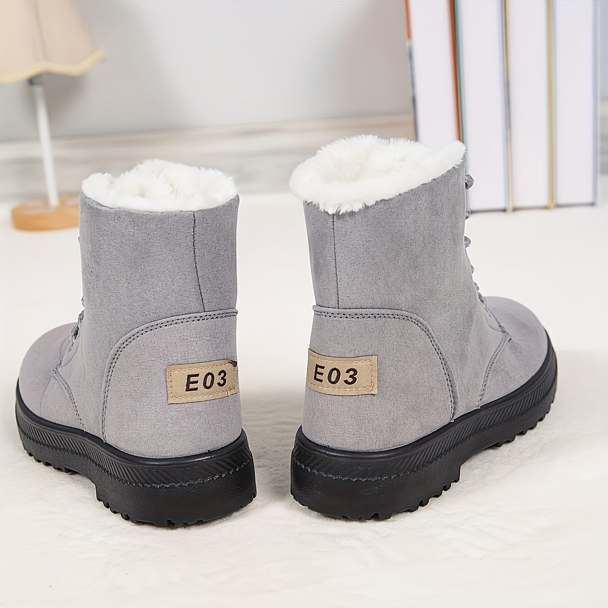 Elsa™ | Cozy Lace-Up Ankle Boots