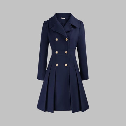 Dami™ | Classy Double Button Long Coat