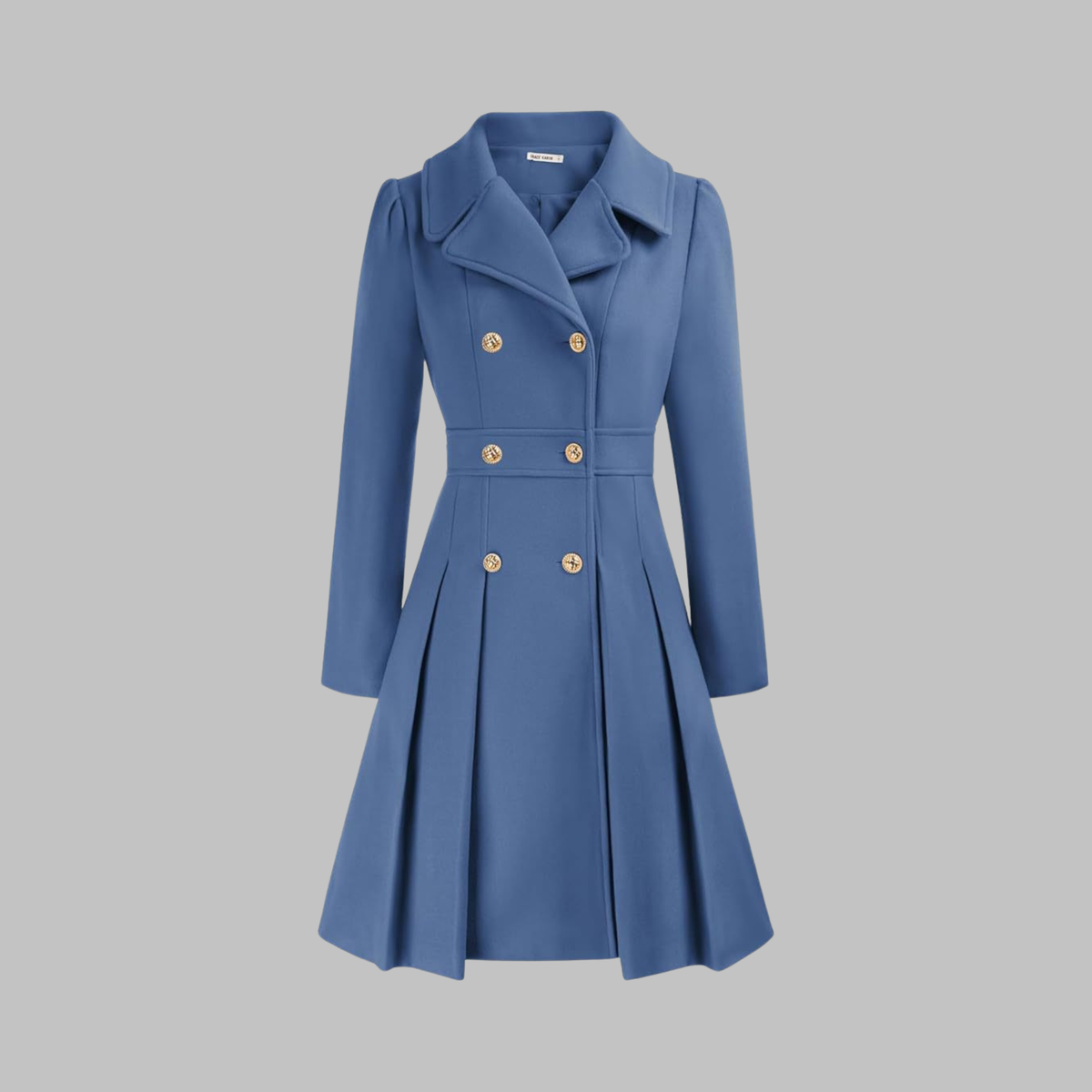 Dami™ | Classy Double Button Long Coat