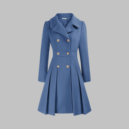 Dami™ | Classy Double Button Long Coat