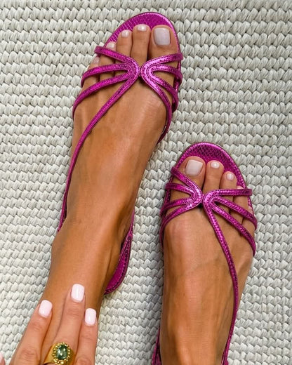 Ginevra | Golden Sandals Summer Elegance