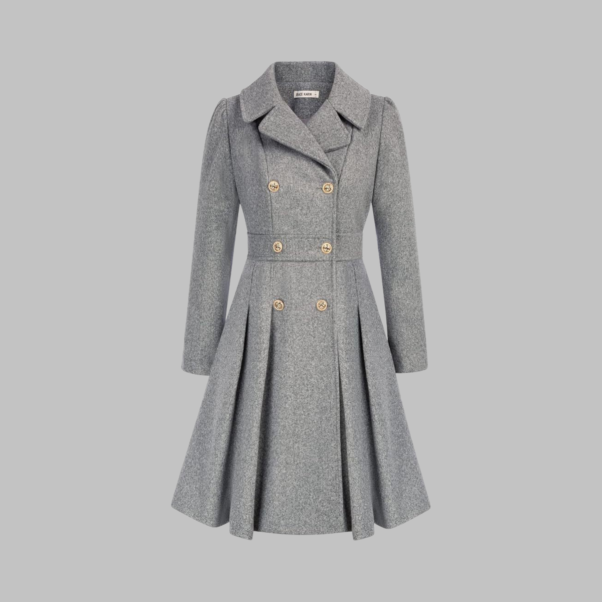 Dami™ | Classy Double Button Long Coat