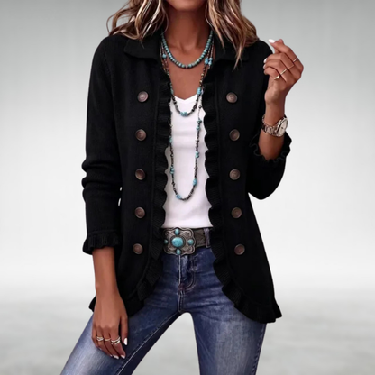 Eve Classic Ruffle Cardigan