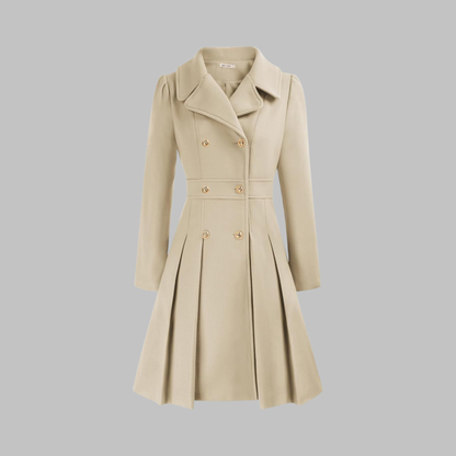 Dami™ | Classy Double Button Long Coat