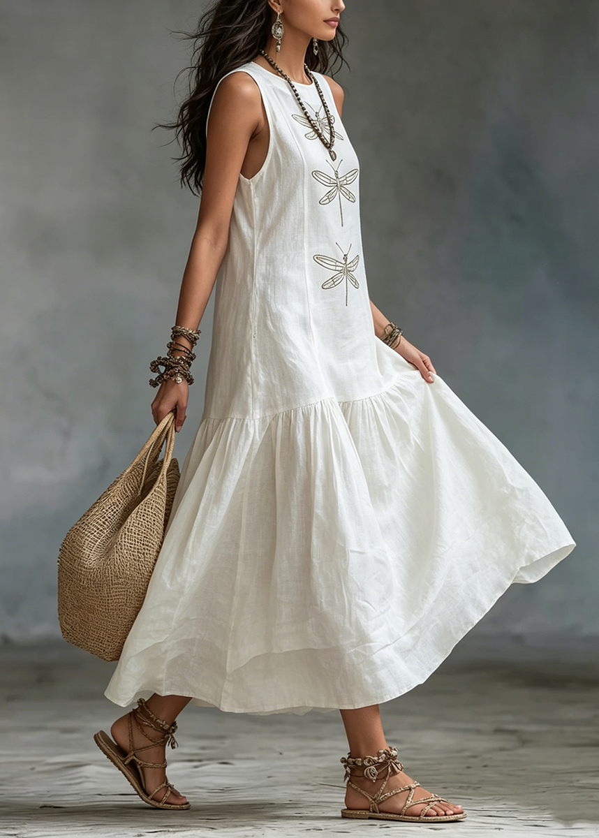 Dragonfly - Sleeveless Maxi Dress