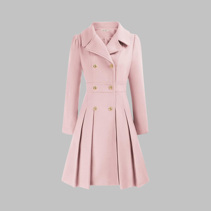 Dami™ | Classy Double Button Long Coat
