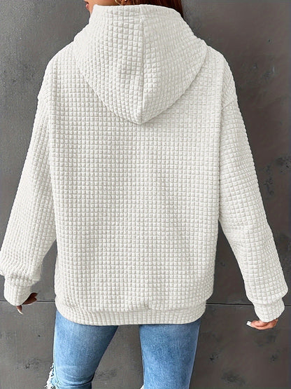 Rosaline™ | Textured Relaxed Hoodie
