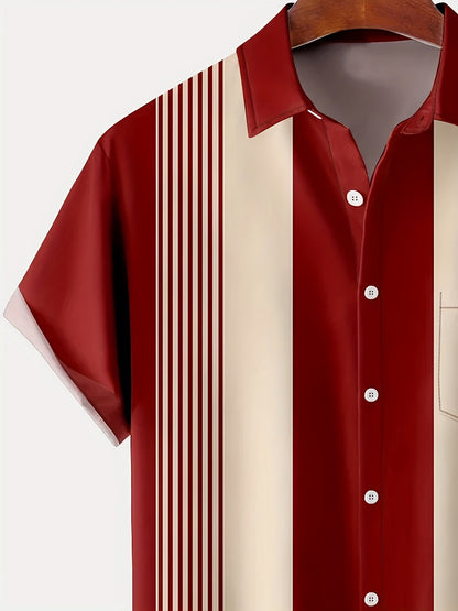Holt | Men's Retro Bowling Short Sleeve Shirt