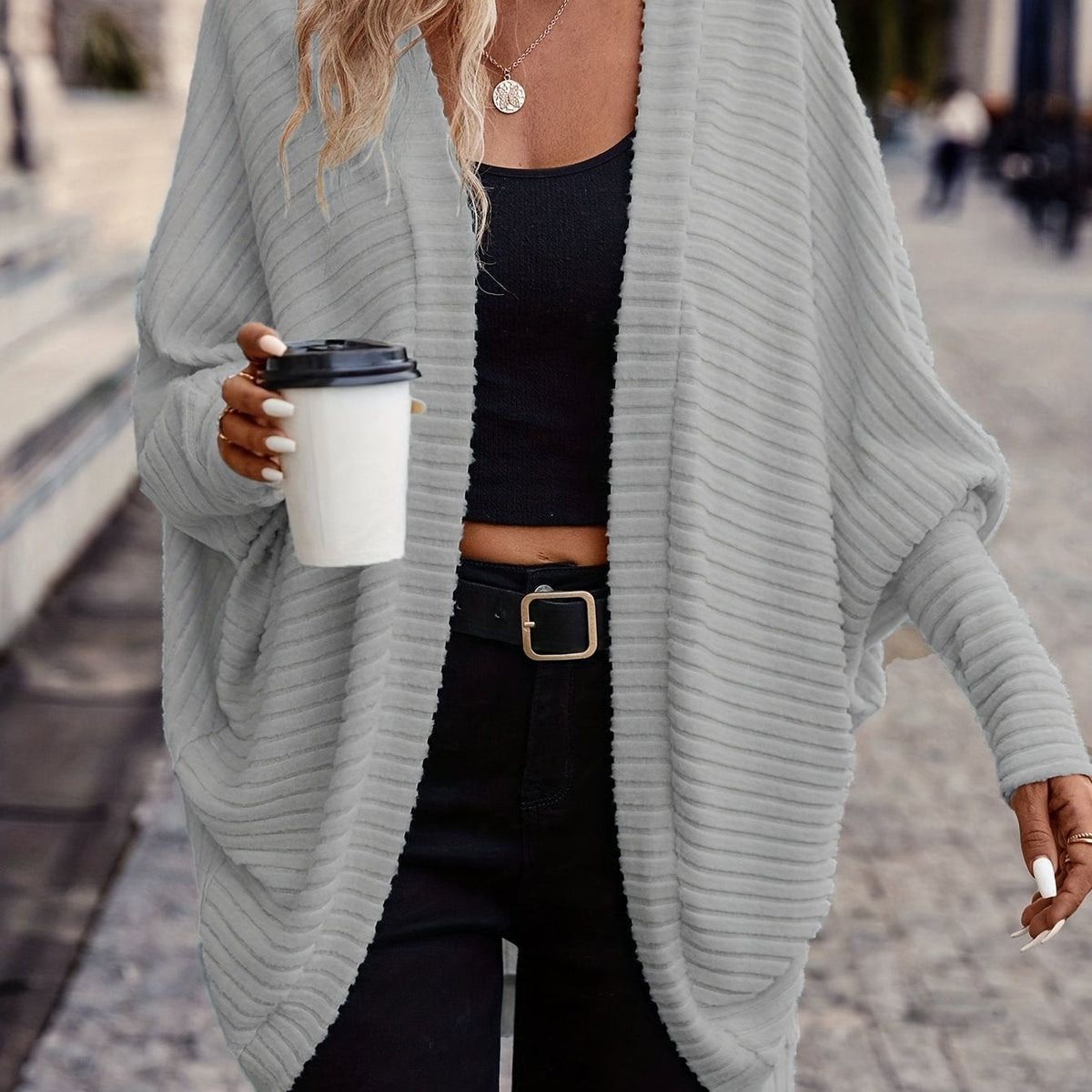Imogen™ | Relaxed Open-Front Cardigan