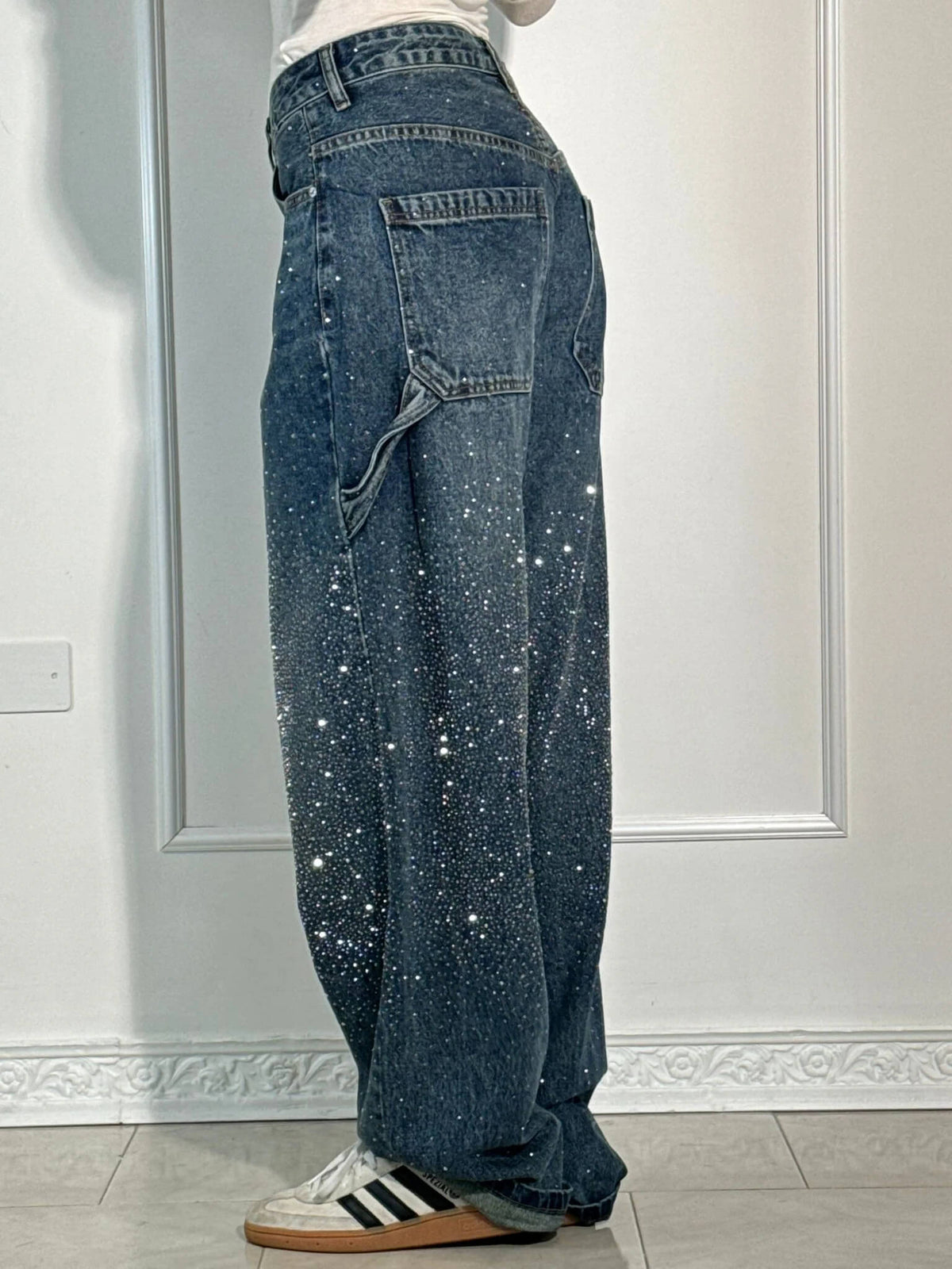 Stella™ | Crystal Balloon Carpenter Jeans
