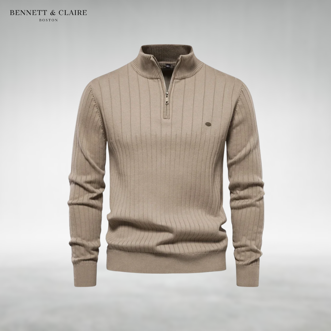 Colin™ | Half-Zip Knit Sweater