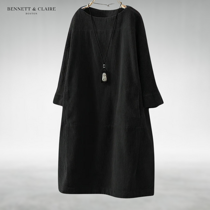 Amy™ | Relaxed Corduroy Midi Dress