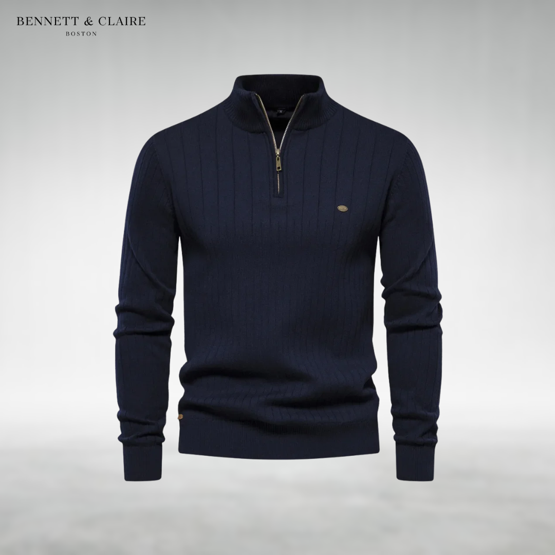 Colin™ | Half-Zip Knit Sweater