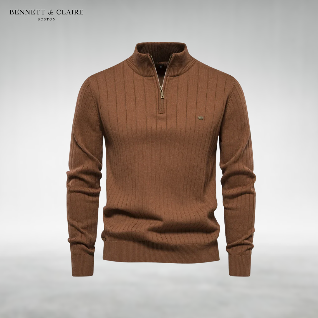 Colin™ | Half-Zip Knit Sweater