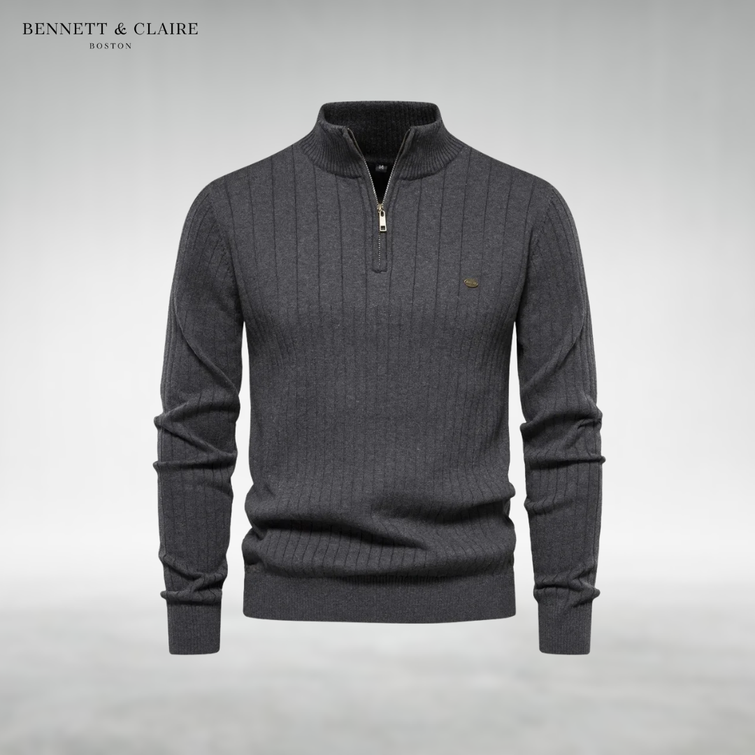 Colin™ | Half-Zip Knit Sweater