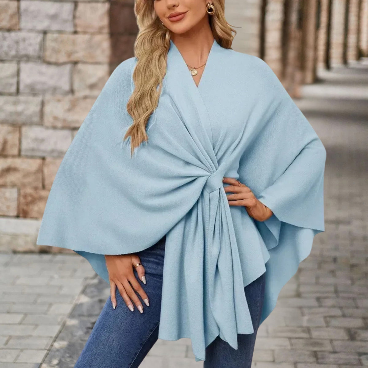 Gloria™ | Wrap Knot Poncho