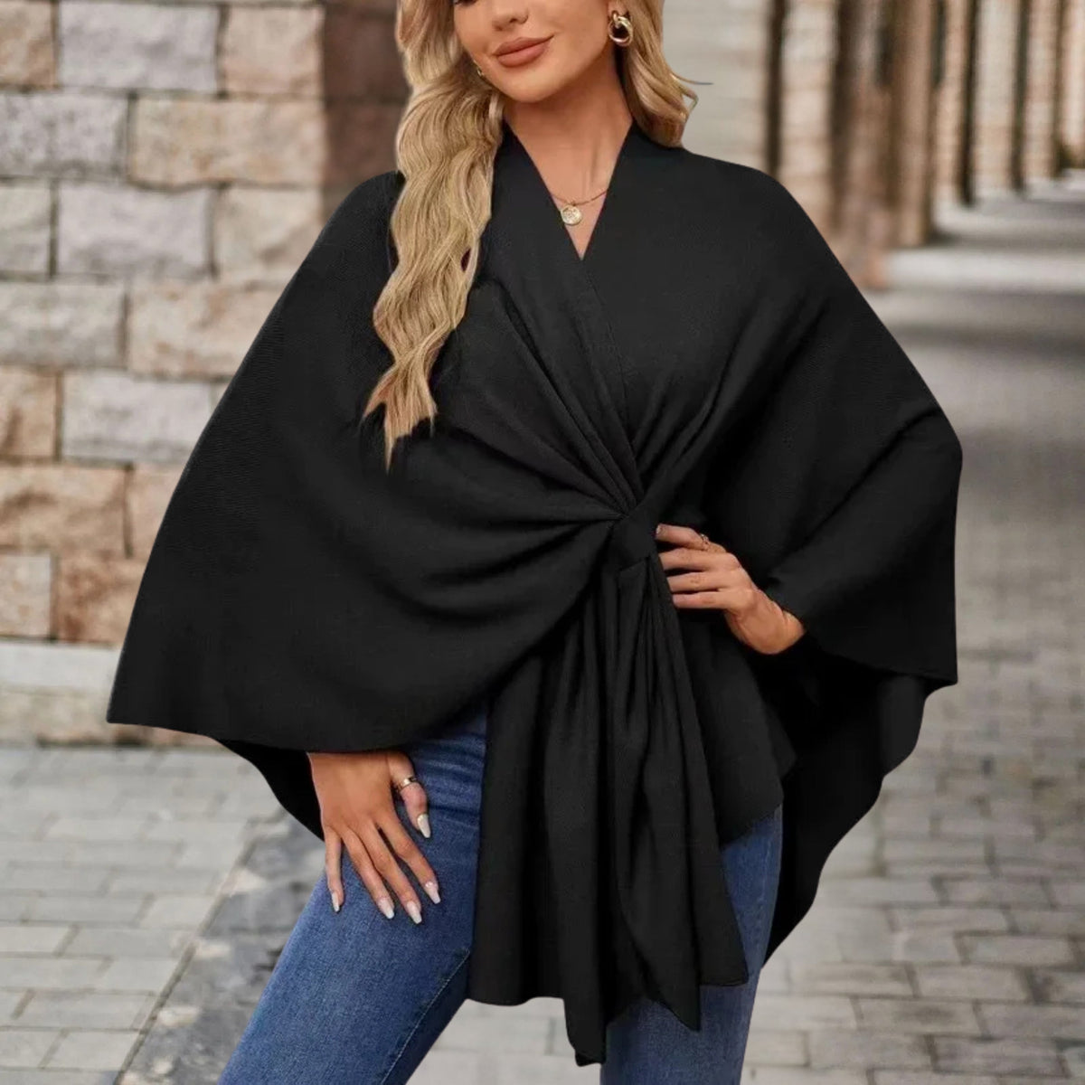 Gloria™ | Wrap Knot Poncho
