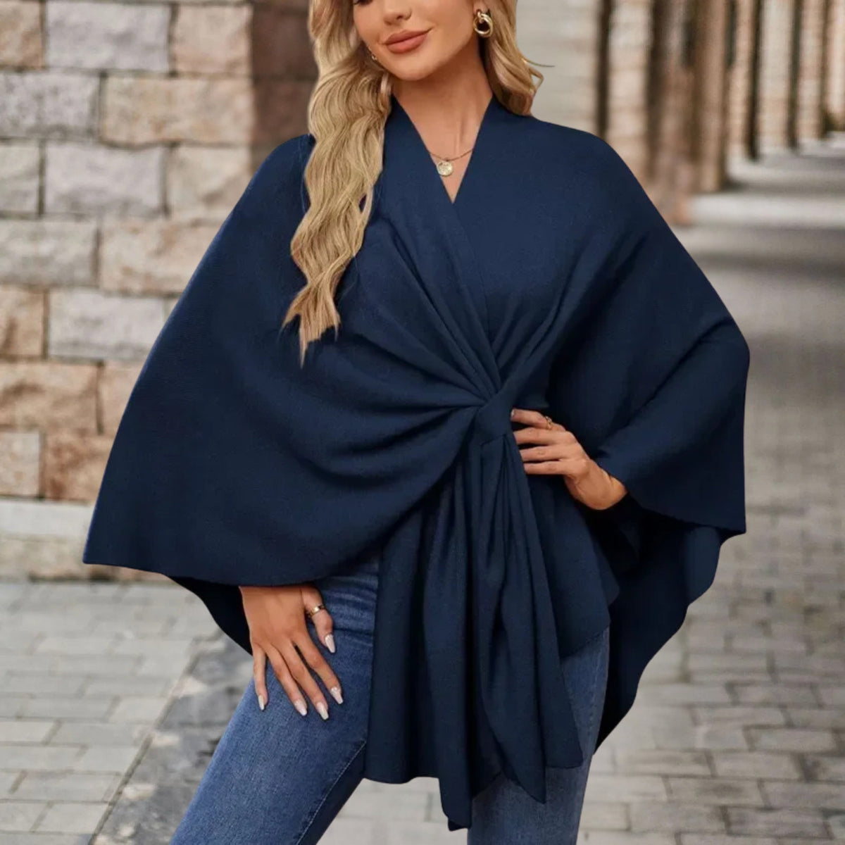 Gloria™ | Wrap Knot Poncho