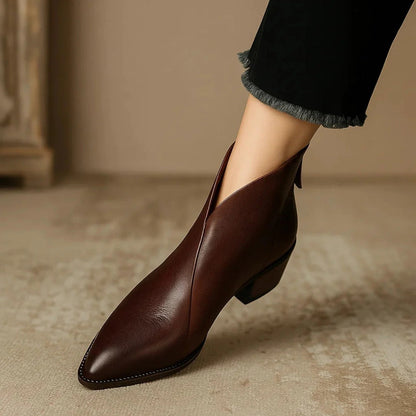 Viela | Orthopedic Leather Ankle Boots