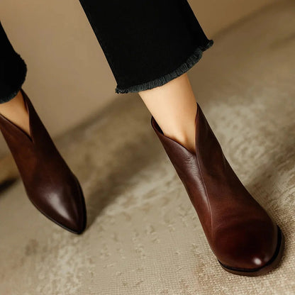 Viela | Orthopedic Leather Ankle Boots