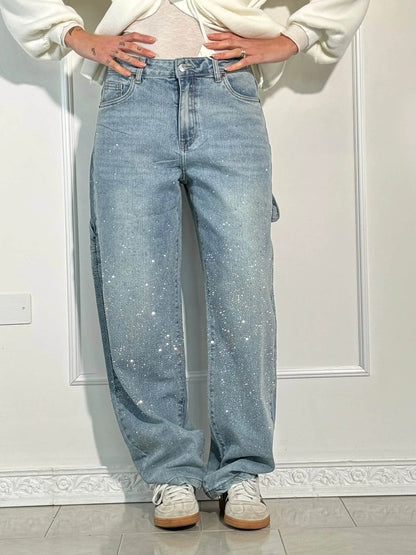 Stella™ | Crystal Balloon Carpenter Jeans