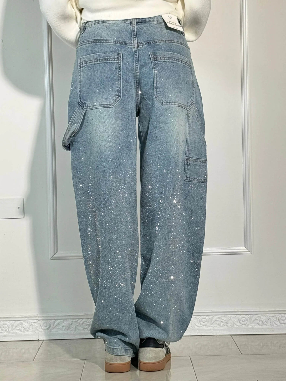 Stella™ | Crystal Balloon Carpenter Jeans
