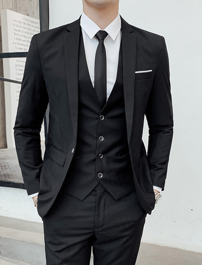 Kane | Single Breasted Two-buttons 3 Pieces Suit