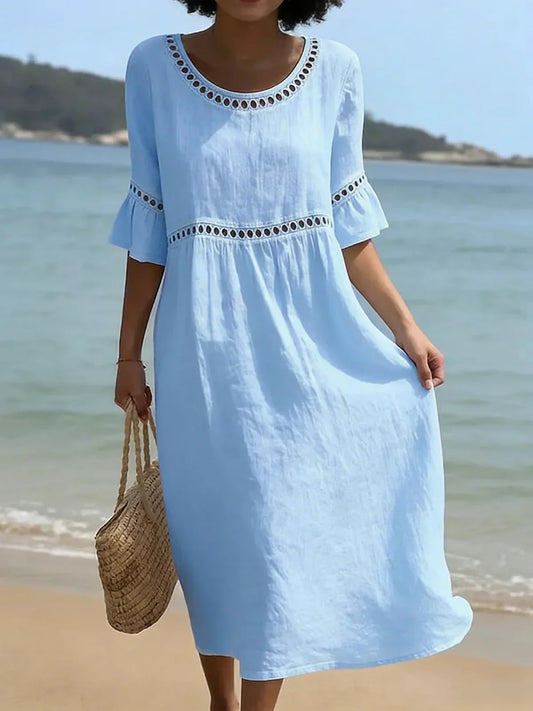 Elenora™ - Long Dress with a Flat-Belly Effect