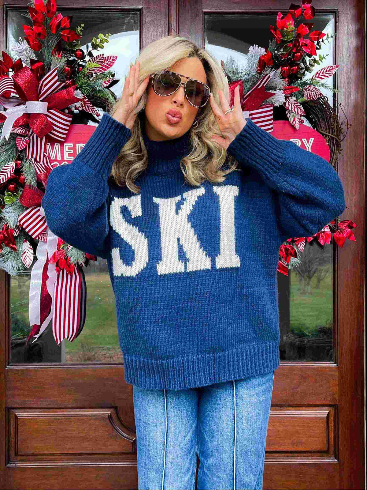 Willa™ | Retro Ski Turtleneck Sweater